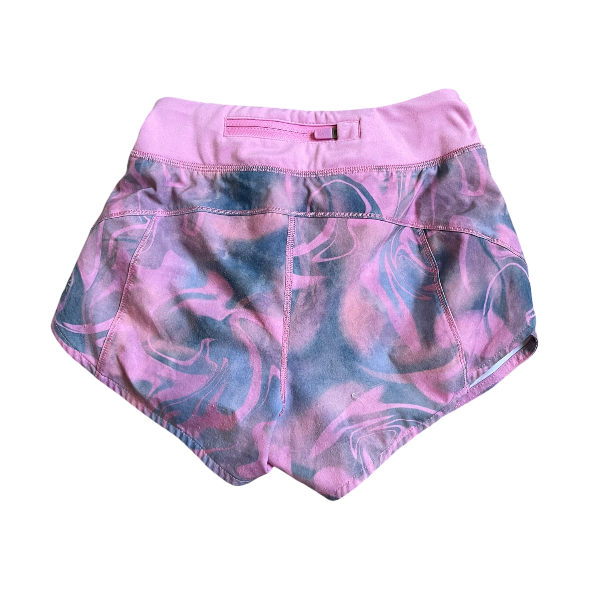 Girls Athleta girl pink with gray Short size 7