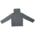 Boy Okaïdi Long Sleeve Tee Shirt Gray with Navy