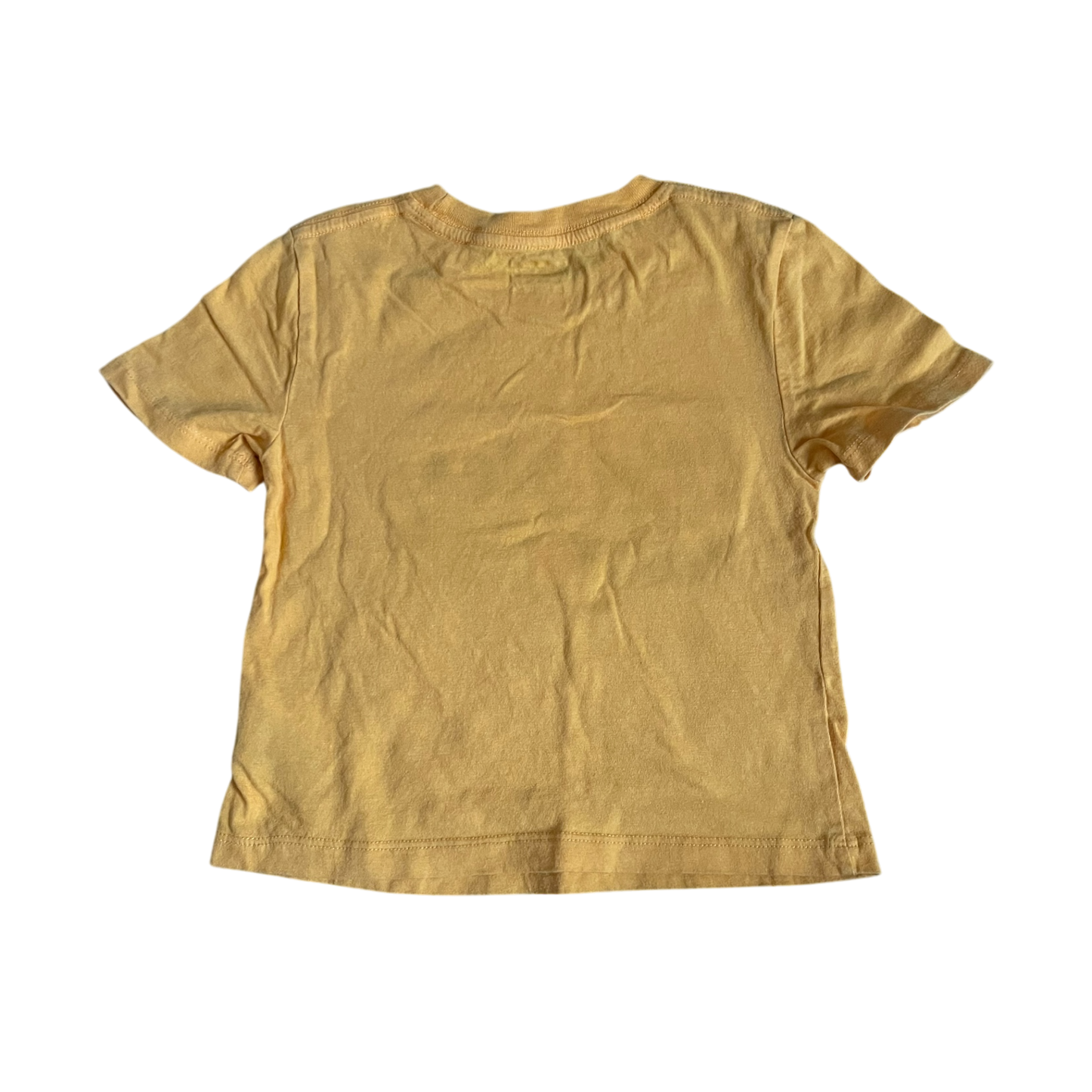 Boys team athletics yellow T-shirt size 4