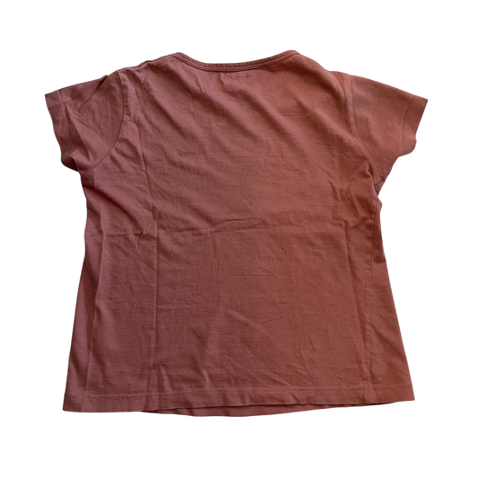 Girls debackers pink T-shirt size 7