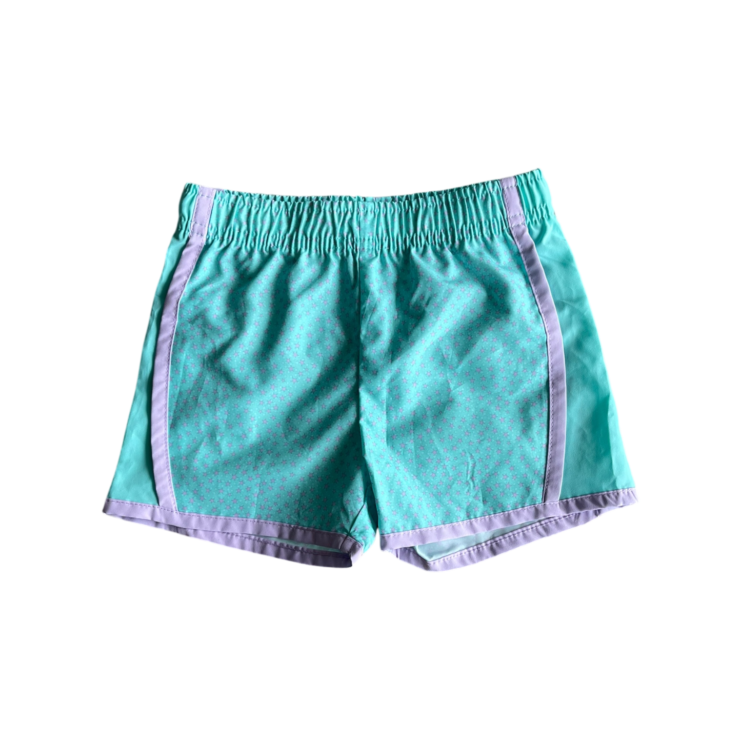 Girls okie dokie light green and pink Short size 5