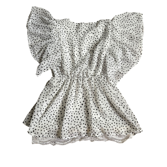 Girls chaps black and white Dress size 8