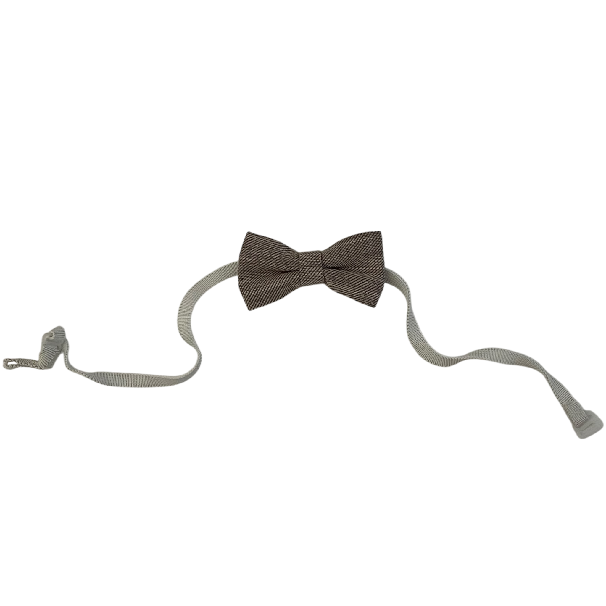 Boy unknown brown with pink Bow tie size 2