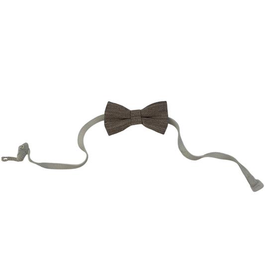 Boy unknown brown with pink Bow tie size 2