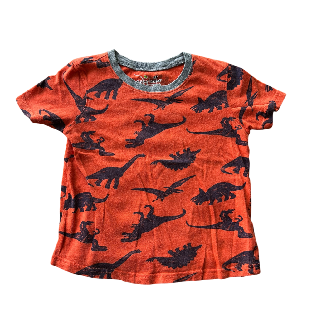 Boys jumping beans orange and black T-shirt size 4
