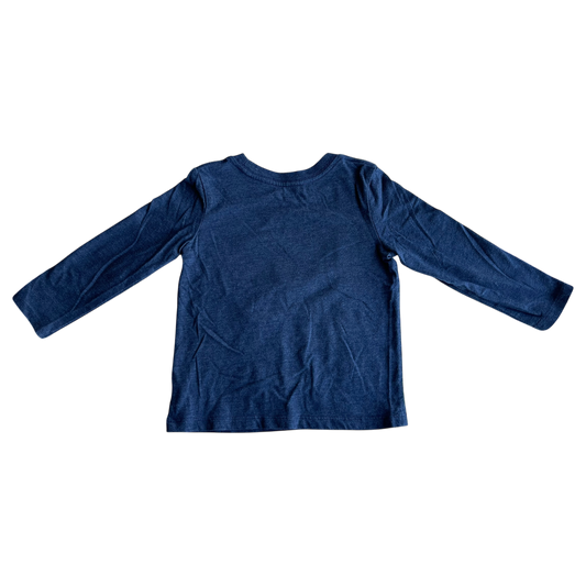 Boys cat & jack navy T-shirt size 3