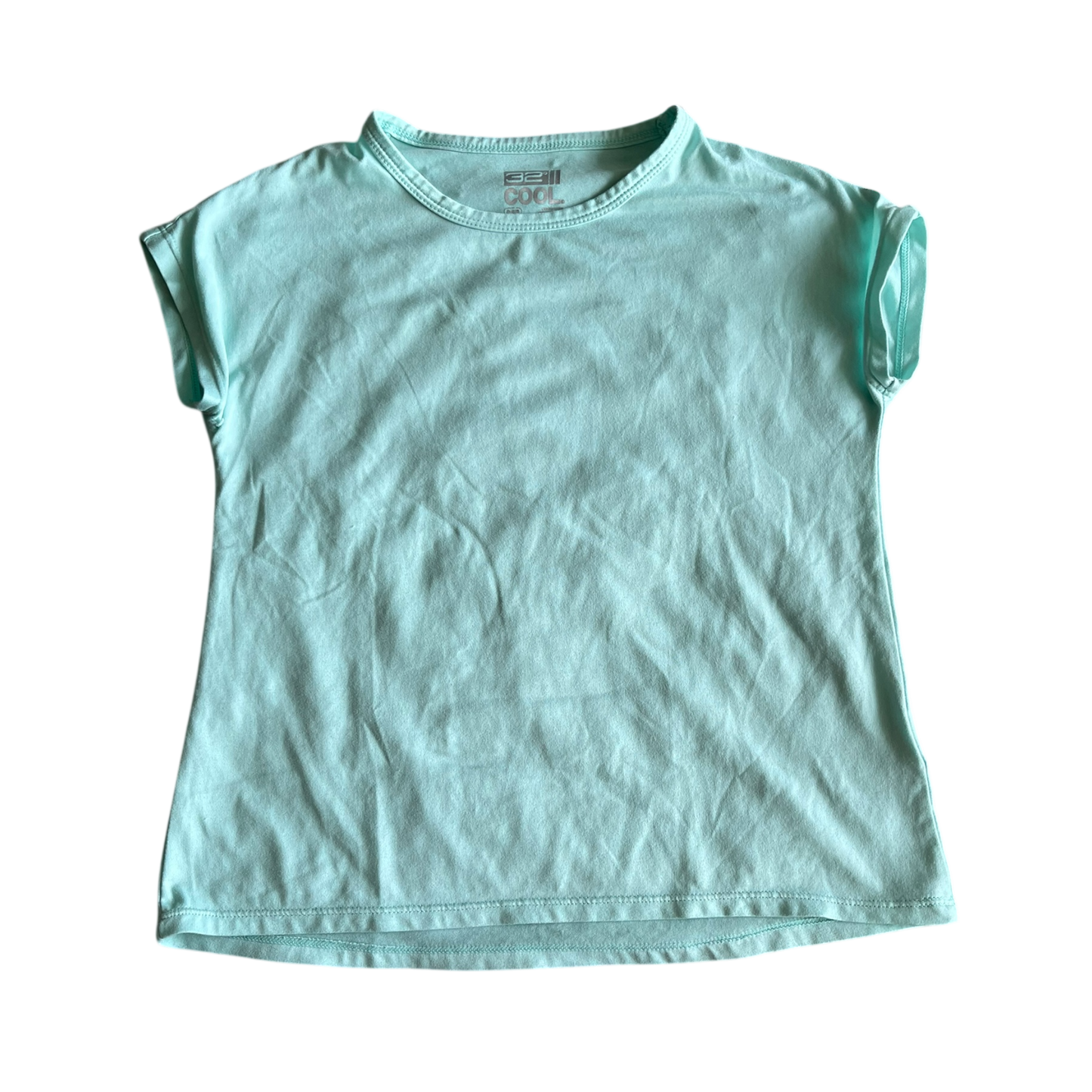 Girls 32 cool teal T-shirt size 7