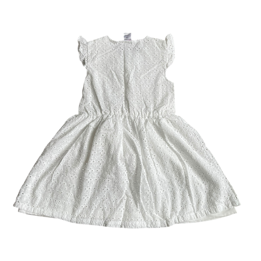 Girls little lass white Dress size 6