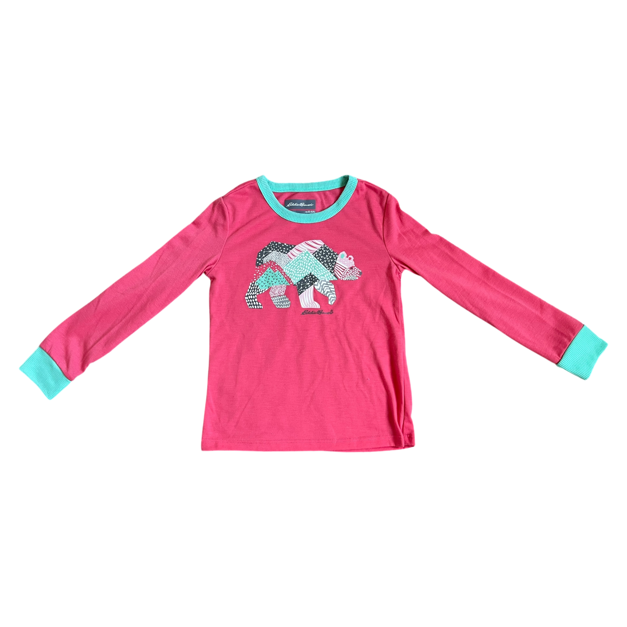 Girls Eddie Bower pink T-shirt size 5