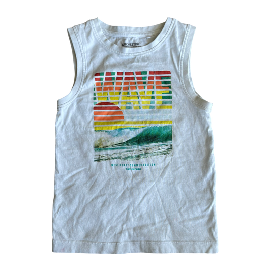 Boys orchestra white T-shirt size 5