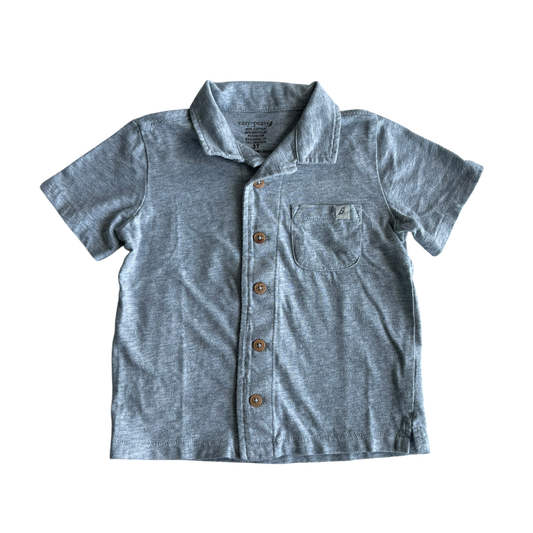 Boys easy peasy gray T-shirt size 3