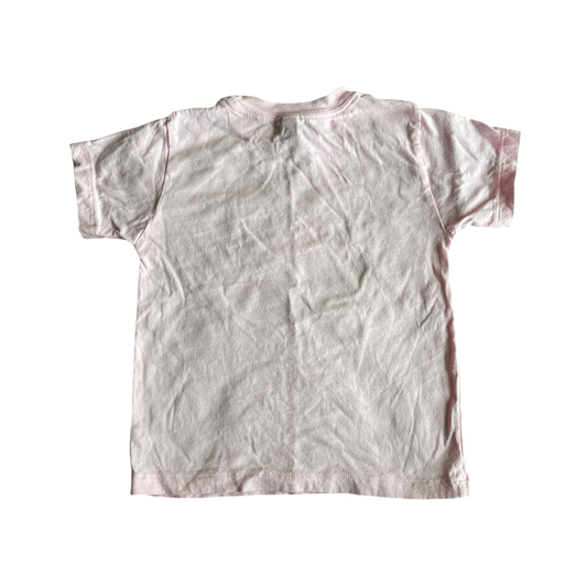 Girls bella canvas pink T-shirt size 4