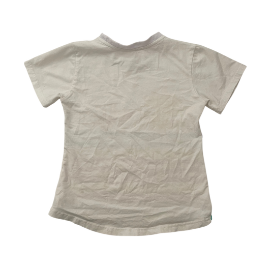 Girls Simpexpe white T-shirt size 5 year