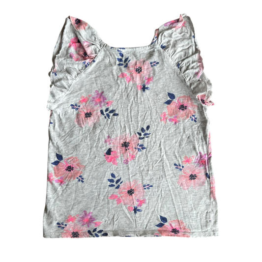 Girls Oshkosh gray and pink T-shirt size 10