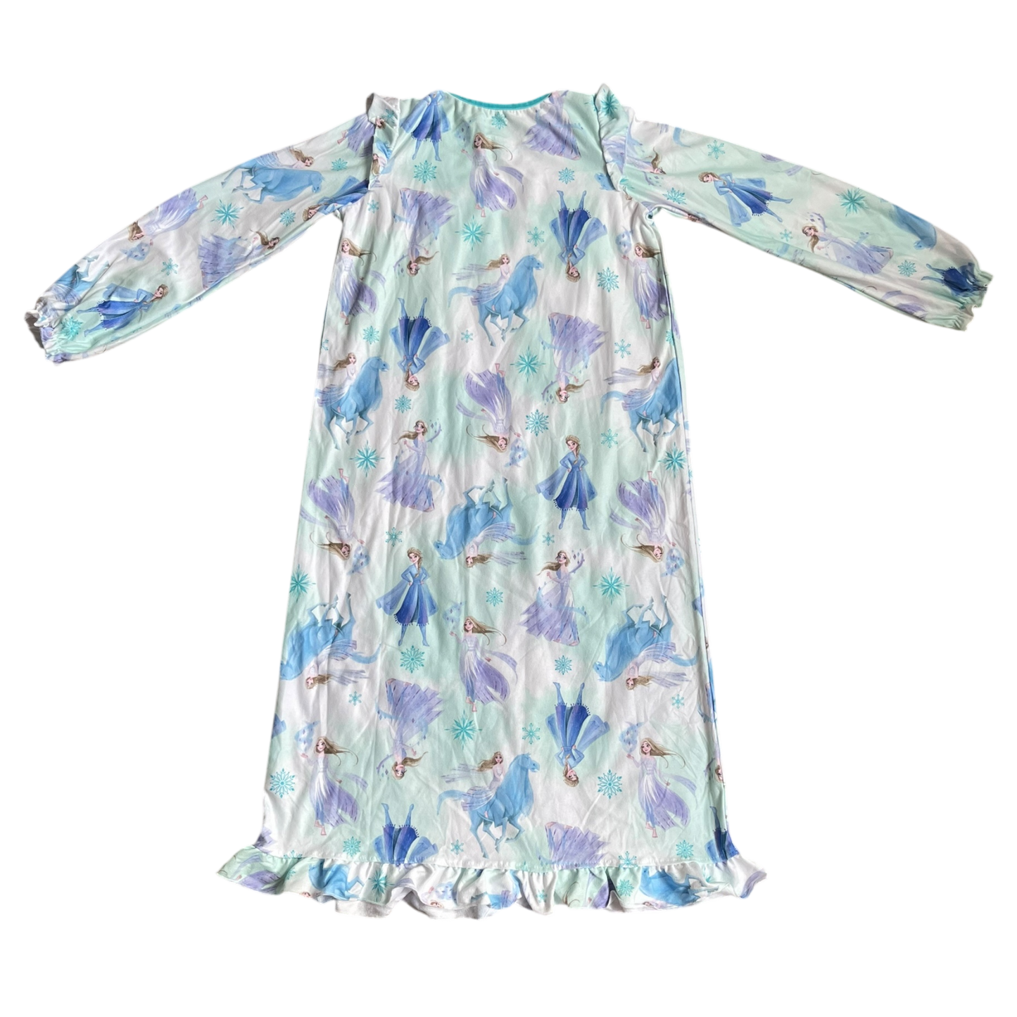 Girls Disney frozen blue and white Dress size 10