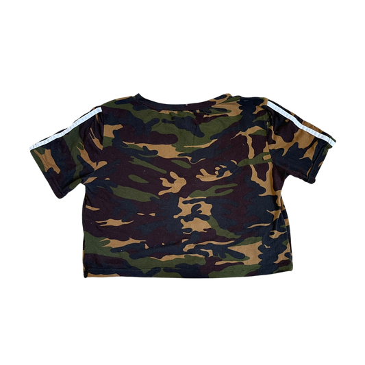 Boys JNK Green brown black T-shirt size 8