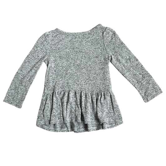 Girls cat & jack gray T-shirt size 2