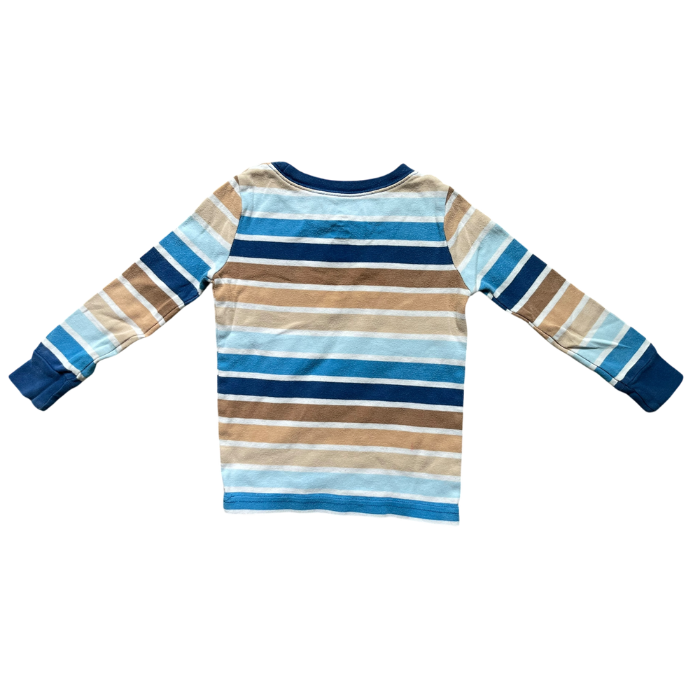 Boys old navy blue cream and white T-shirt size 3