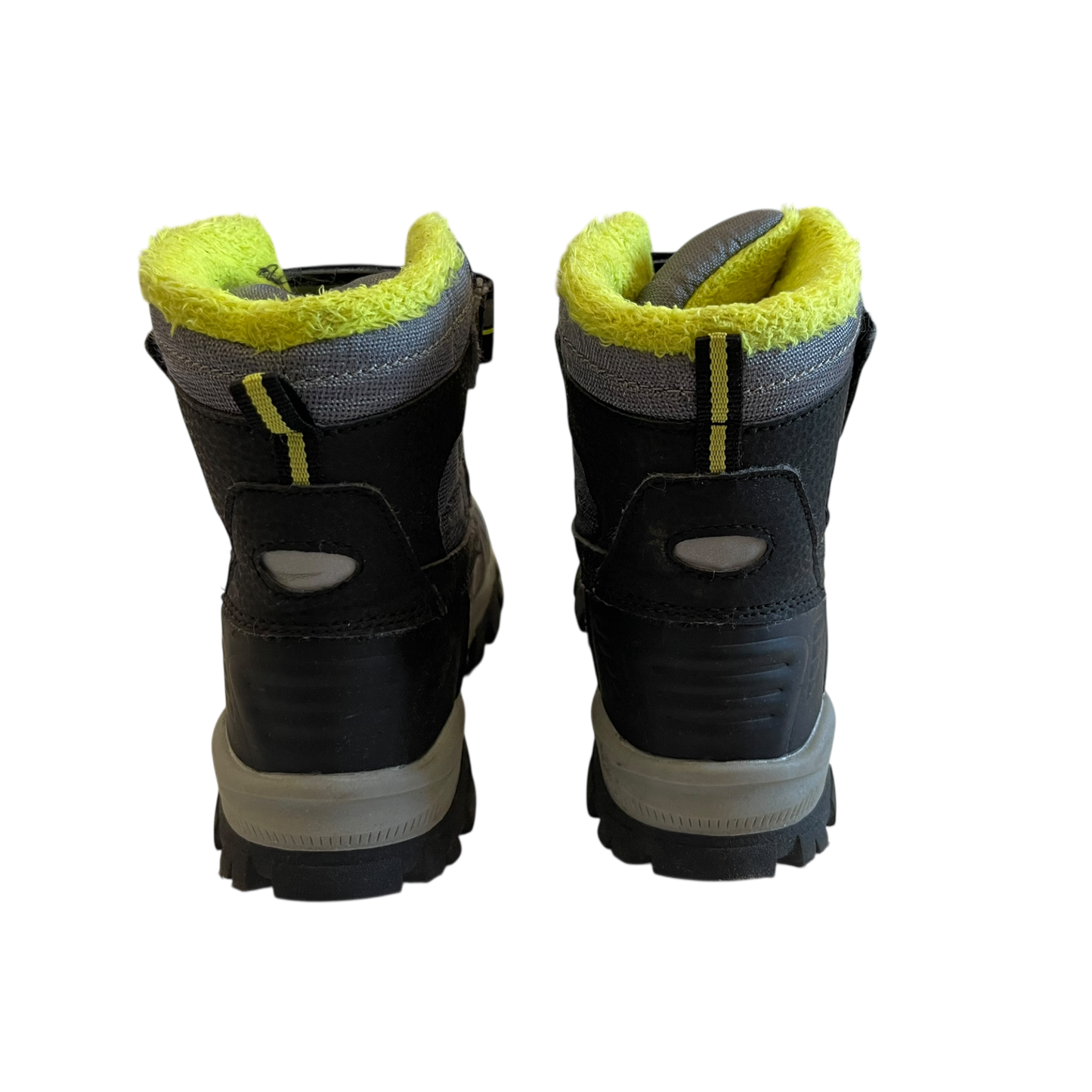 Boys  black and light green Lupilu Boots size 12.5