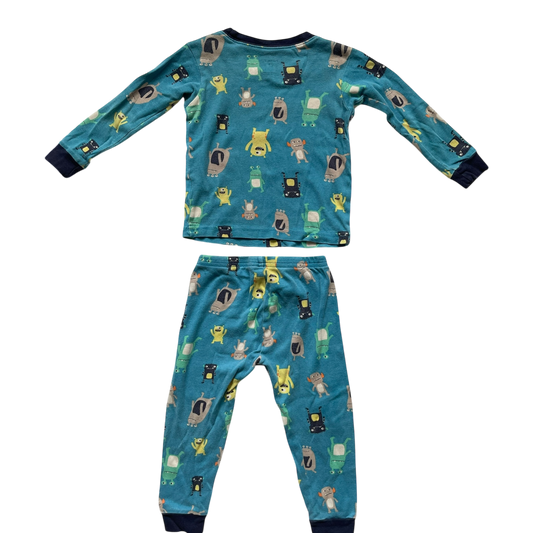 Boys carter’s blue Pajama size 2