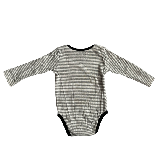 Boys Star Wars white gray and black Onesie size 2