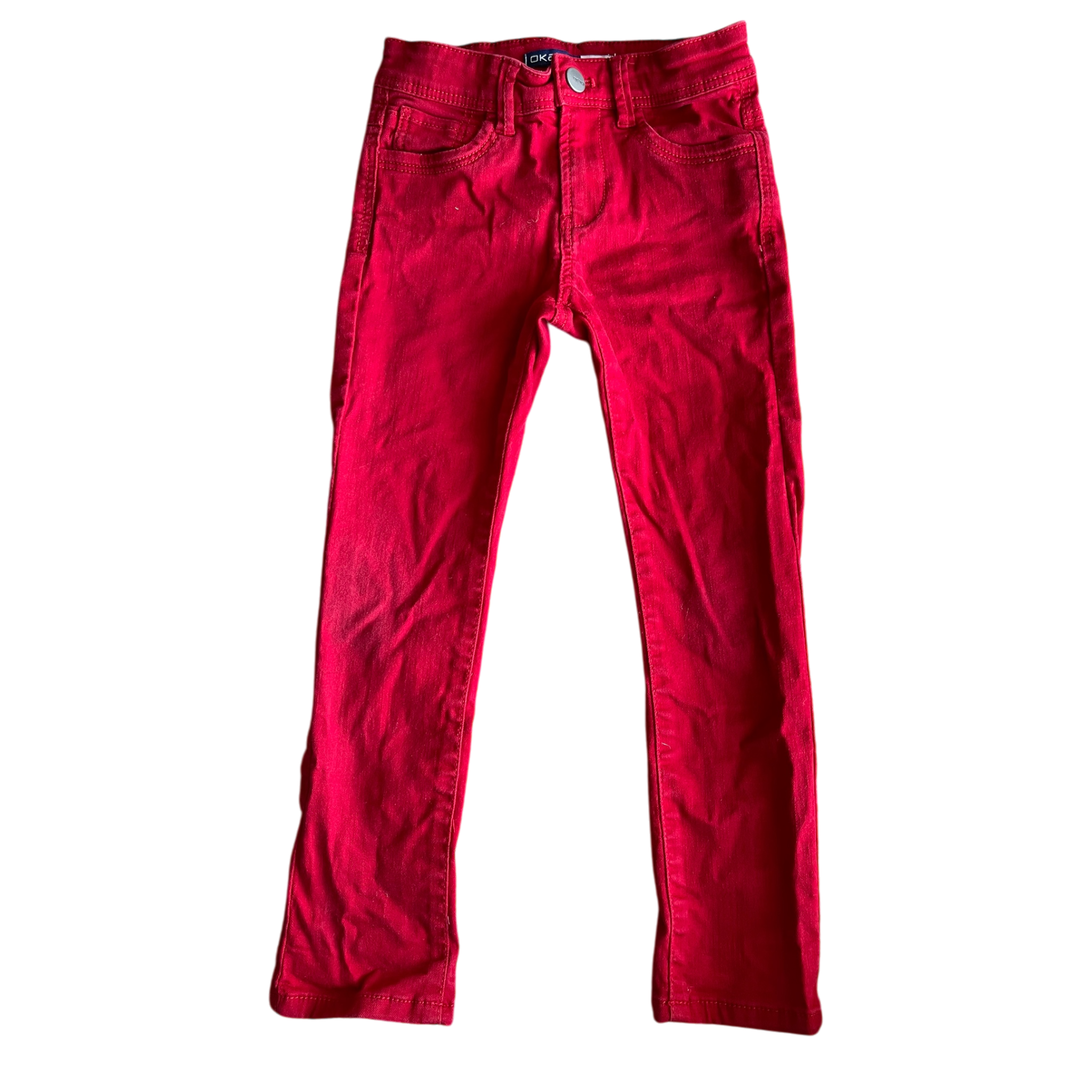 Boys Okaïdi red Pants size 5