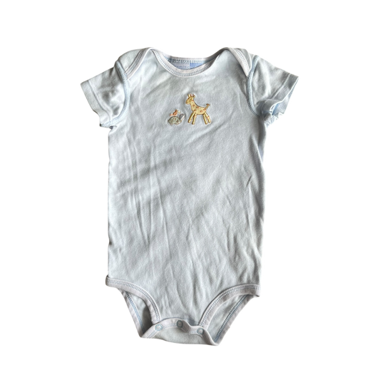 Girls vitamins baby Blue Onesie size 3 mth