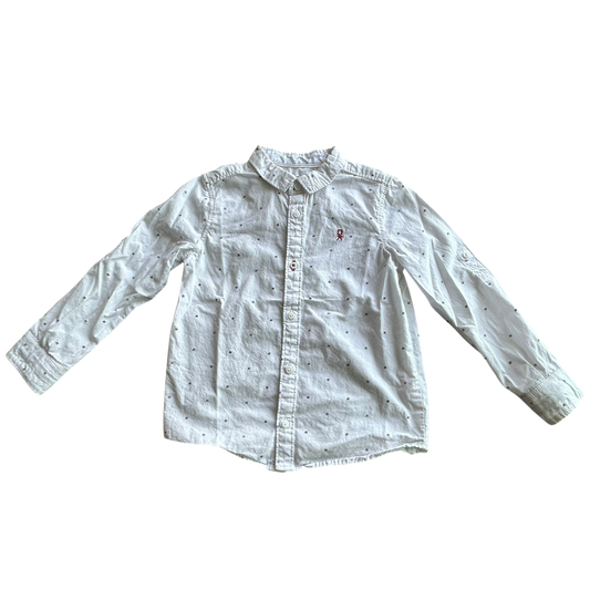 Boys Okaïdi white T-shirt size 4