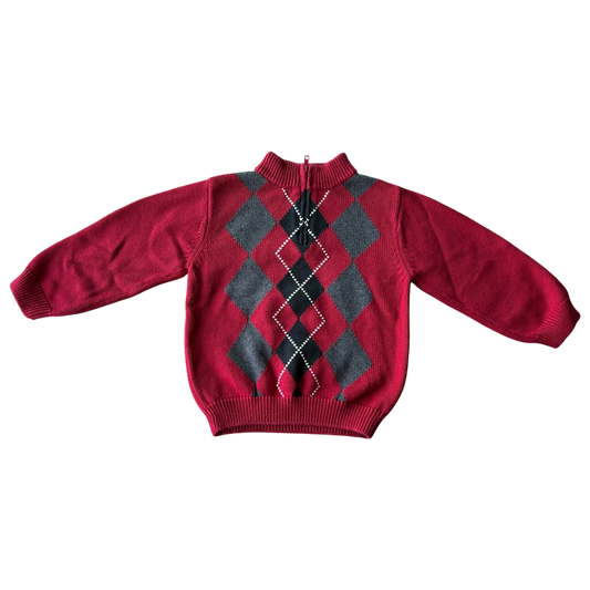 Boys Gymboree red gray black Sweatshirt size 3