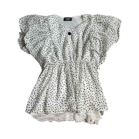 Girls chaps black and white Dress size 8