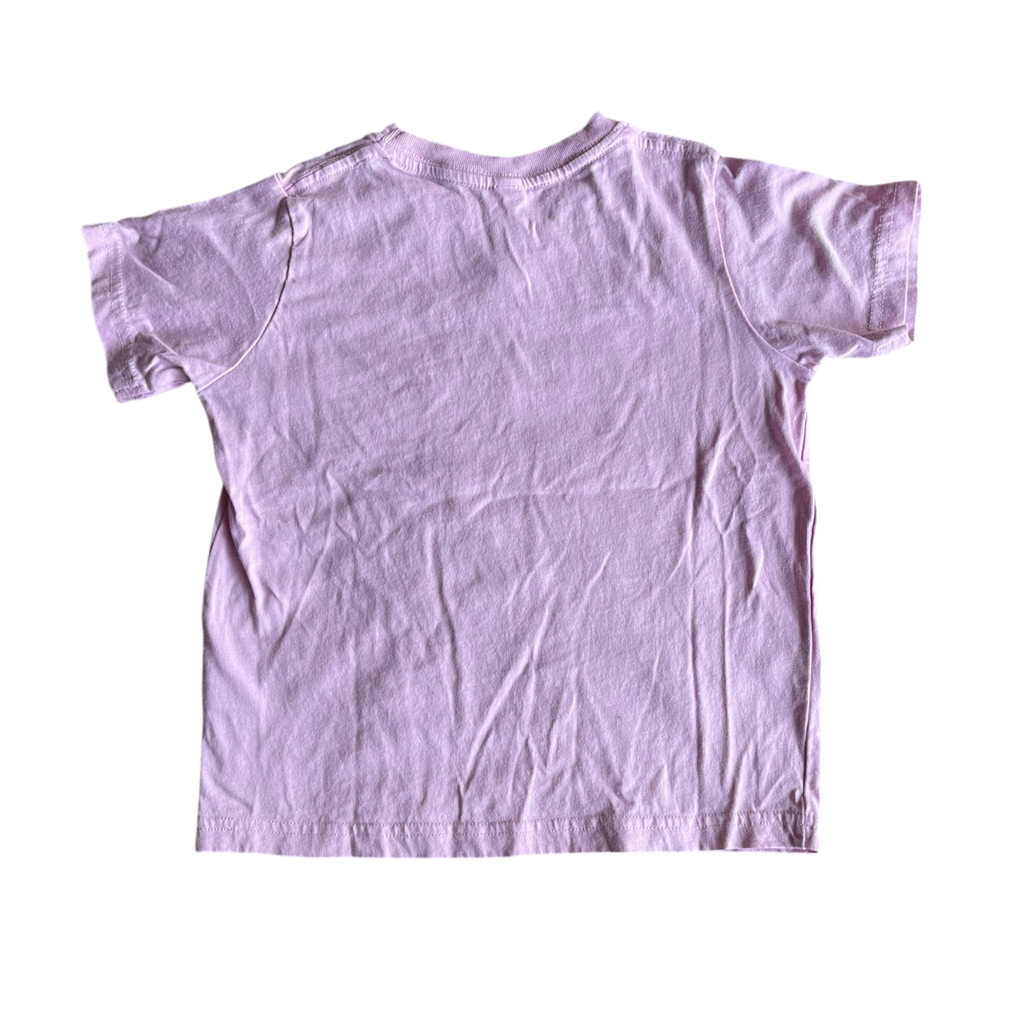 Girls rabbit skin pink T-shirt size 4