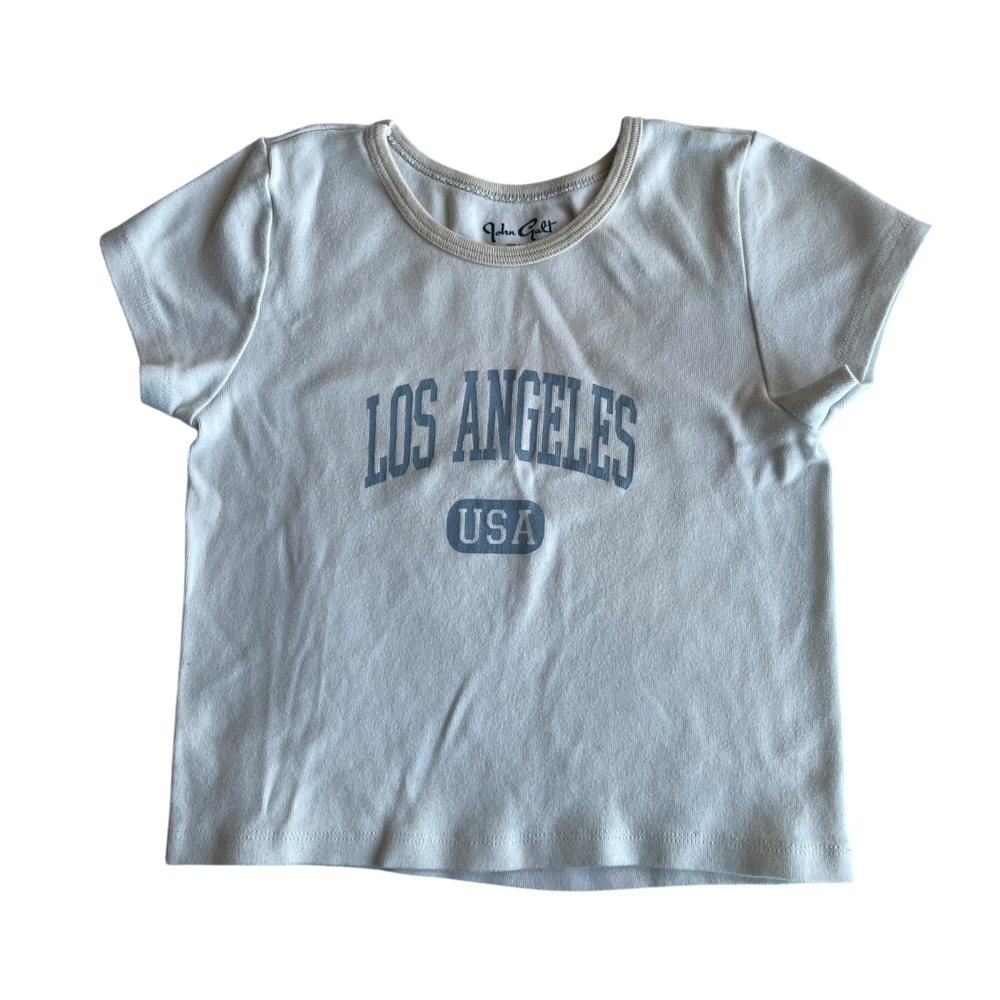 Boys qohn galt white T-shirt size 3