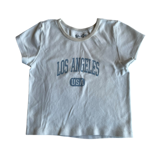 Boys qohn galt white T-shirt size 3