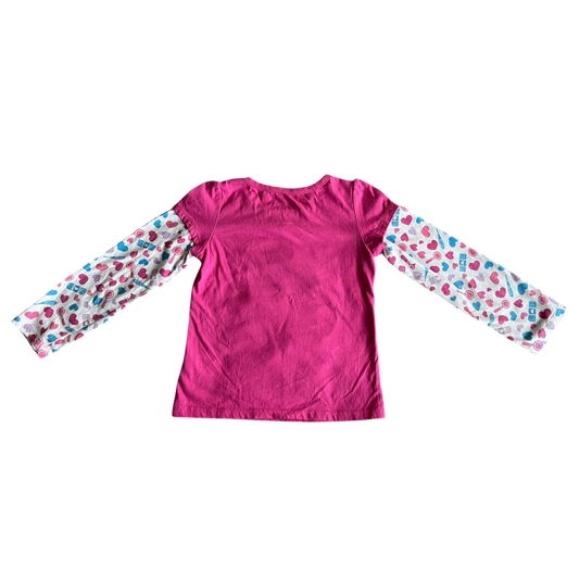 Girls Disney pink T-shirt size 4