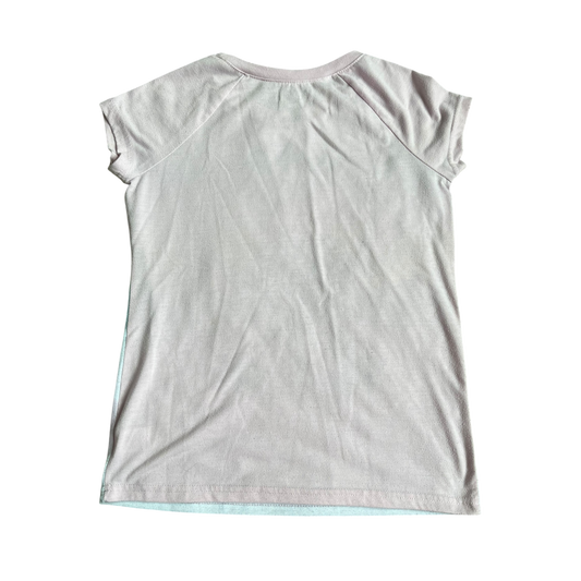 Girl Disney blue pink and white T-shirt