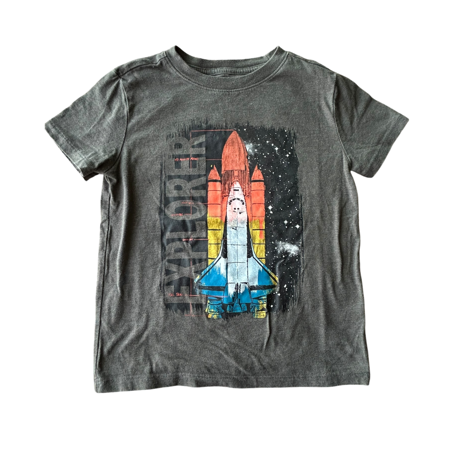Boys cat & jack gray T-shirt size 4