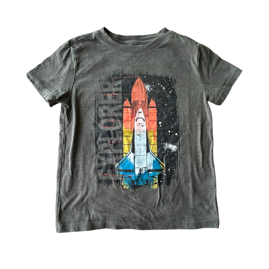 Boys cat & jack gray T-shirt size 4