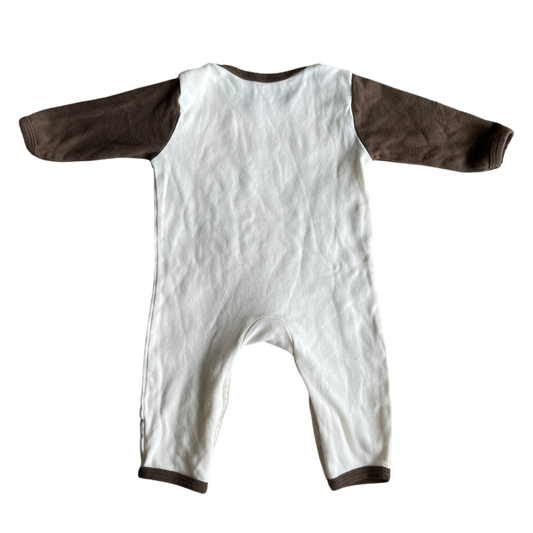 Girls HB Brown & Cream Onesie size: newborn