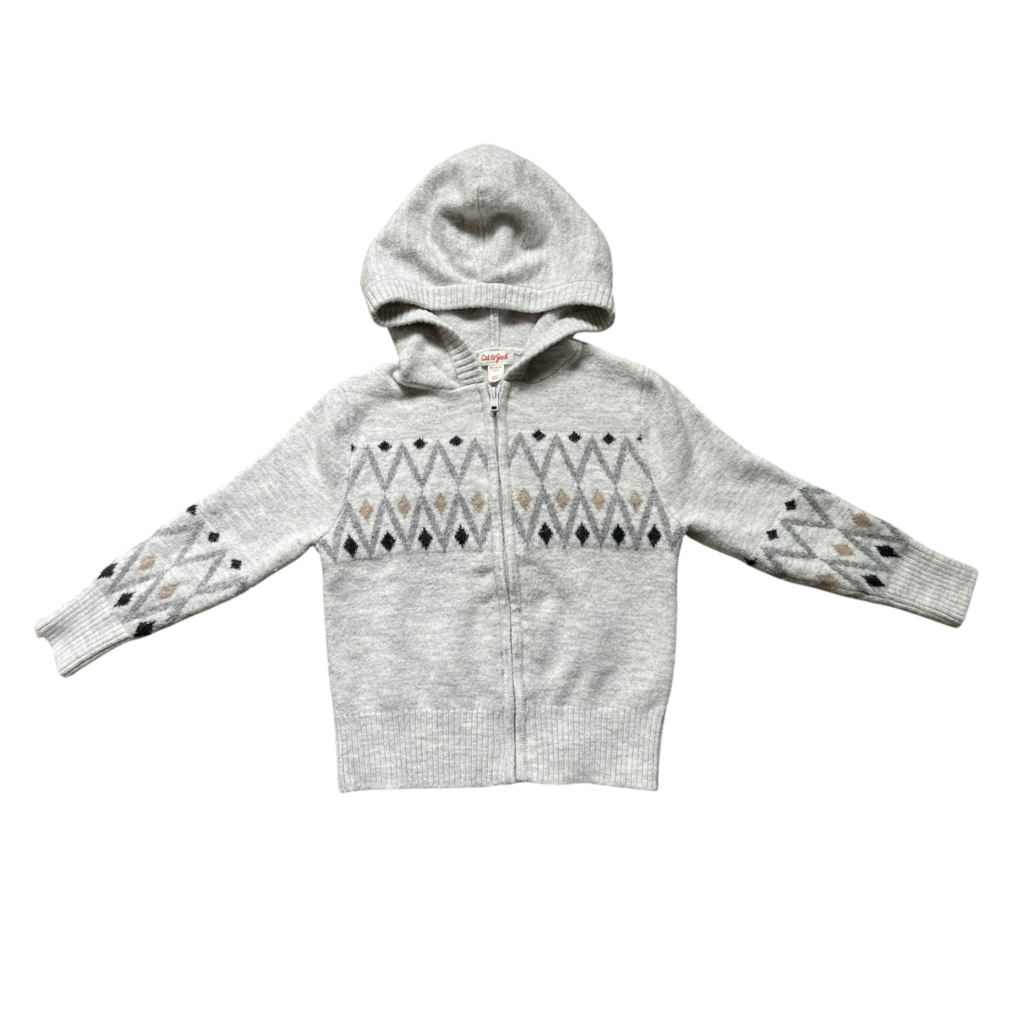 Boys cat & jack gray Sweatshirt size 4