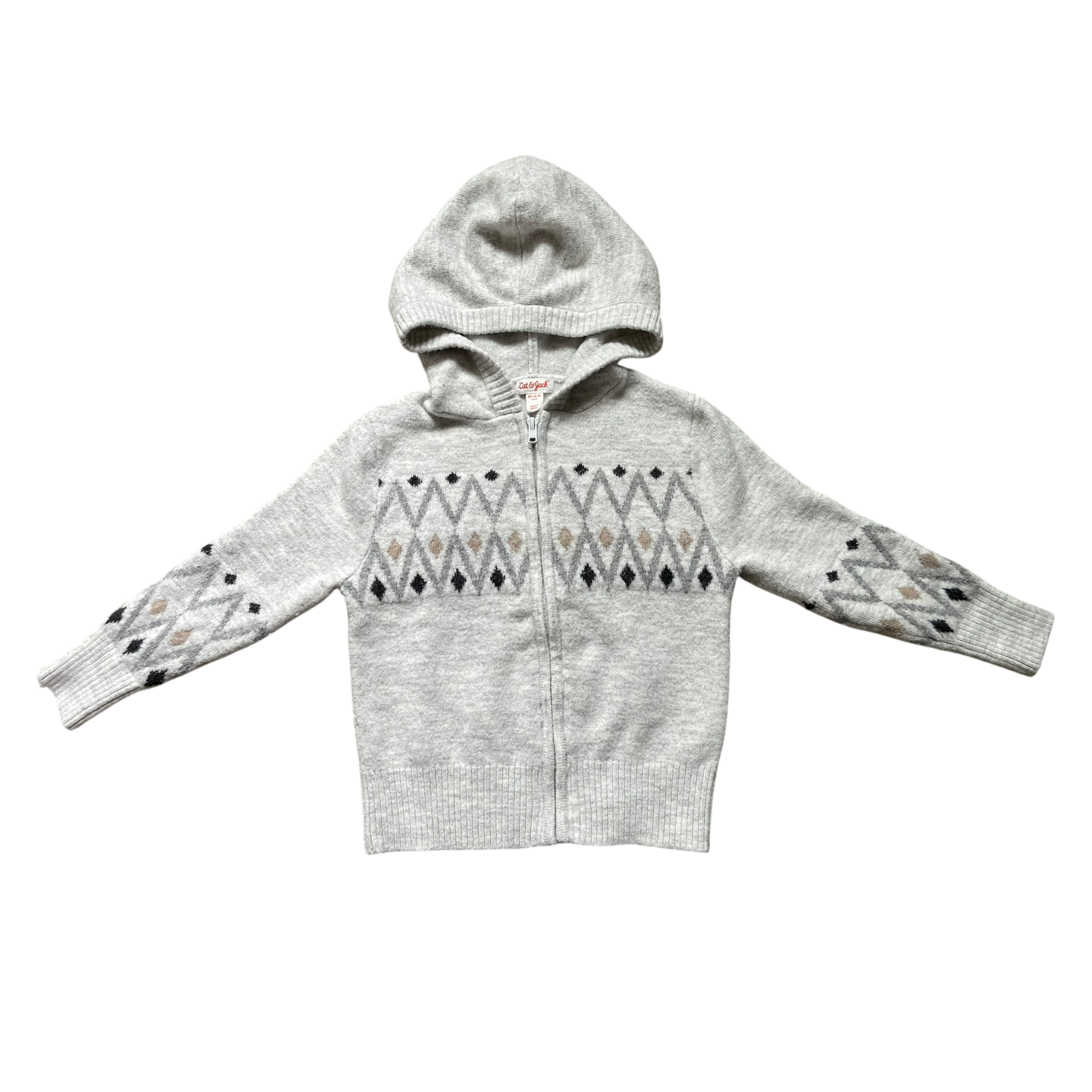 Boys cat & jack gray Sweatshirt size 4