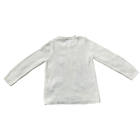 girls LC Waikiki creamy Sweatshirt size 7