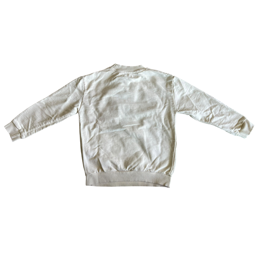 Boys sfera cream Sweatshirt size 5