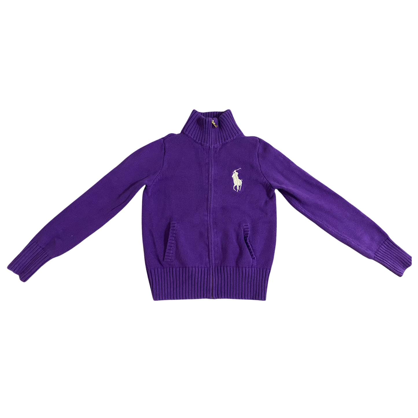Girls polo Ralph Lauren purple Sweatshirt size 8