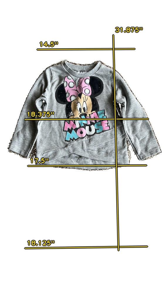 Girls Disney gray T-shirt size 4