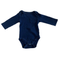 Boys cloud island navy Baby bodysuit size 6 mth