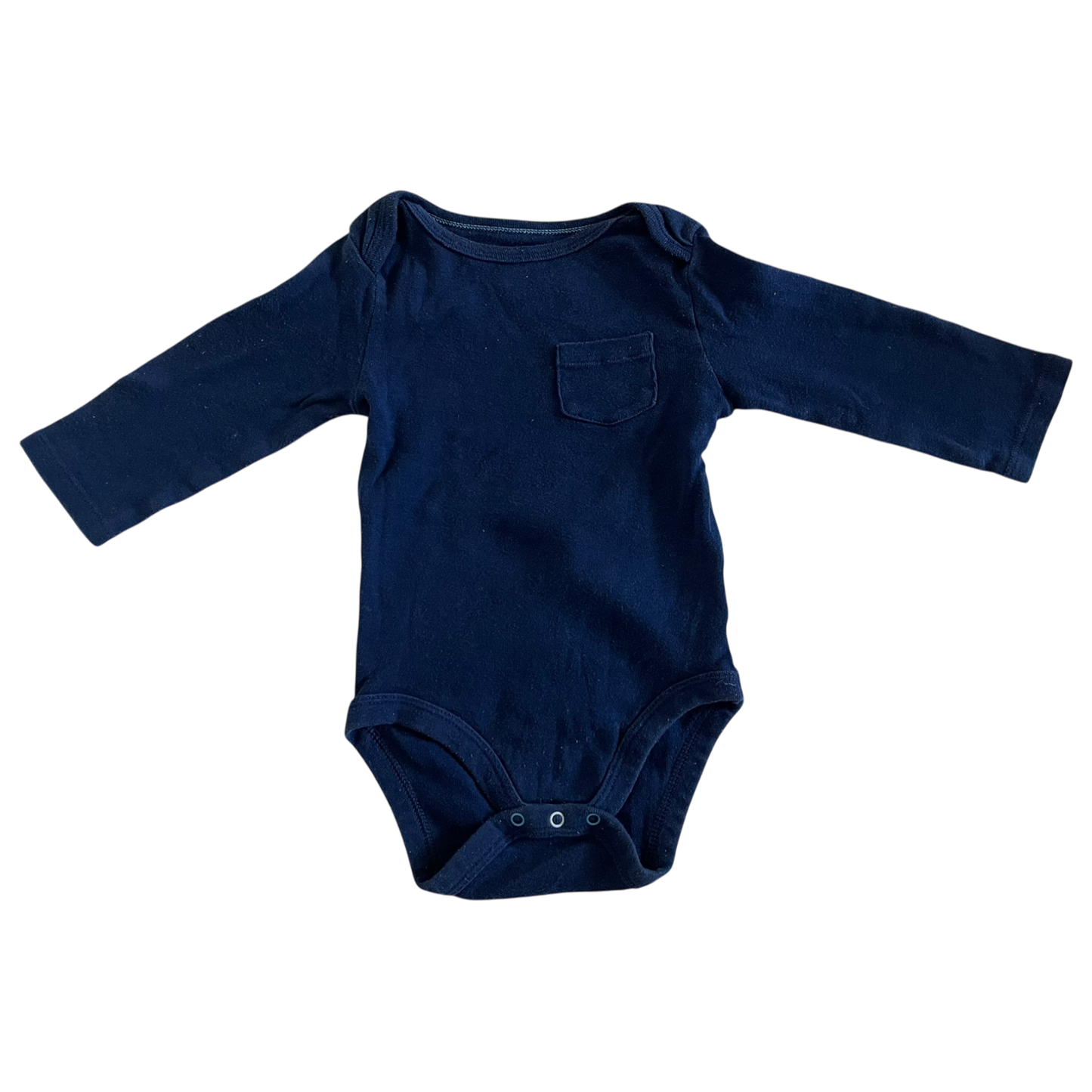 Boys cloud island navy Baby bodysuit size 6 mth