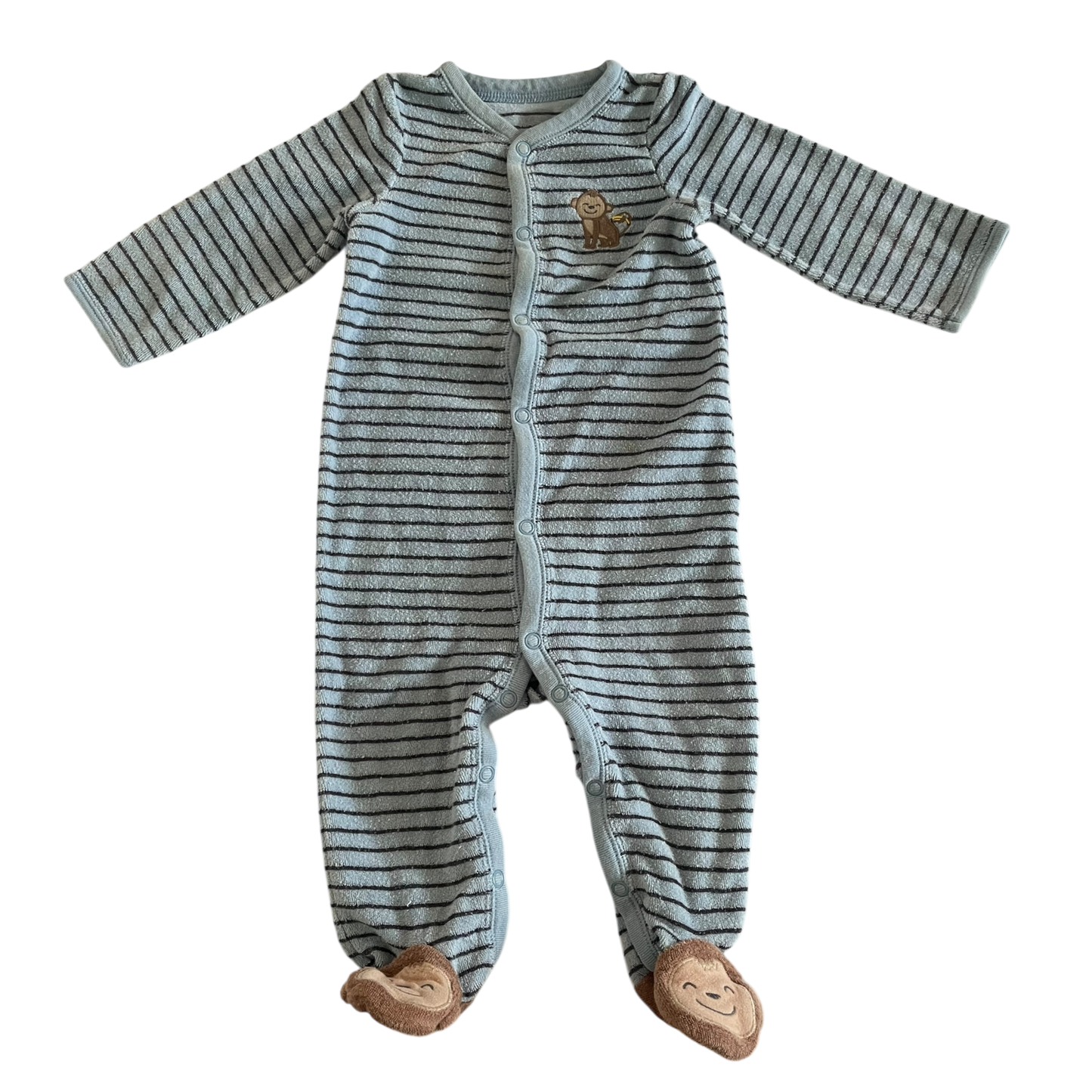 Boys carter’s blue Baby bodysuit size 9 mth