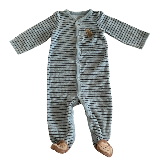 Boys carter’s blue Baby bodysuit size 9 mth