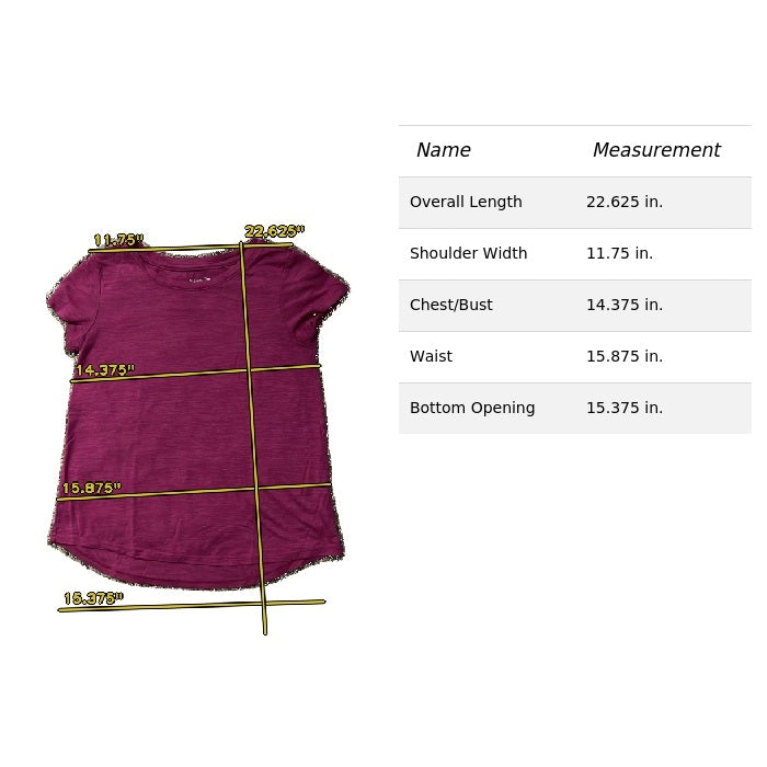 Pink t-shirt from Old Navy