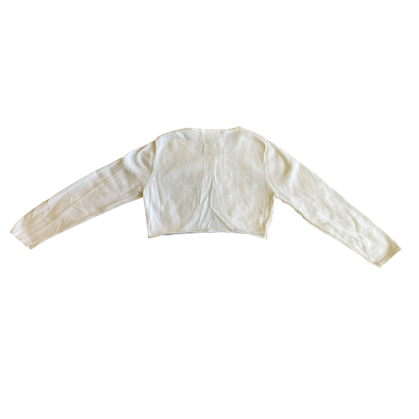 Girls bonnie jean white Sweater size 3